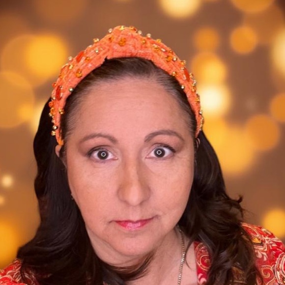 Pumpkin Headbands Embellished With Enameled Pumpkin & Crystals NEW - Picture 7 of 14